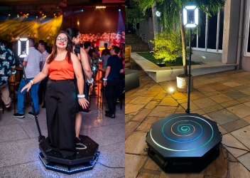 Plataforma 360 graus para vídeos em eventos